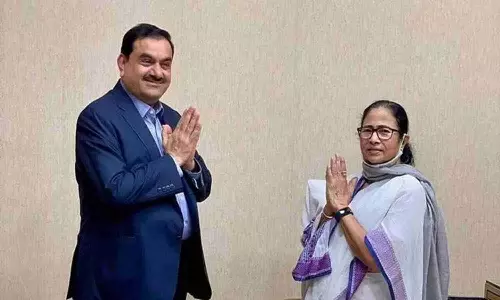 Gautam Adani and Mamata Banerjee
