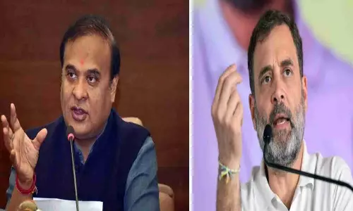 Assam CM Himanta and Rahul Gandhi