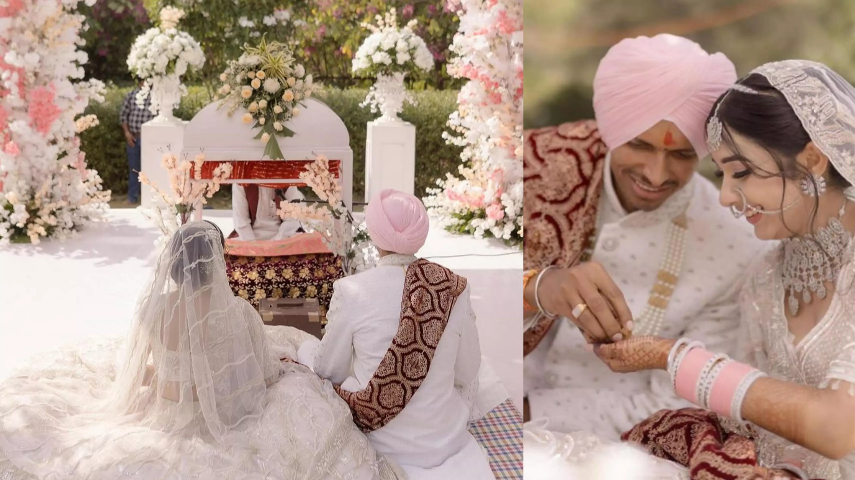 India Pacer Navdeep Saini Marries Girlfriend Swati Asthana(Pic Credit-Social Media)