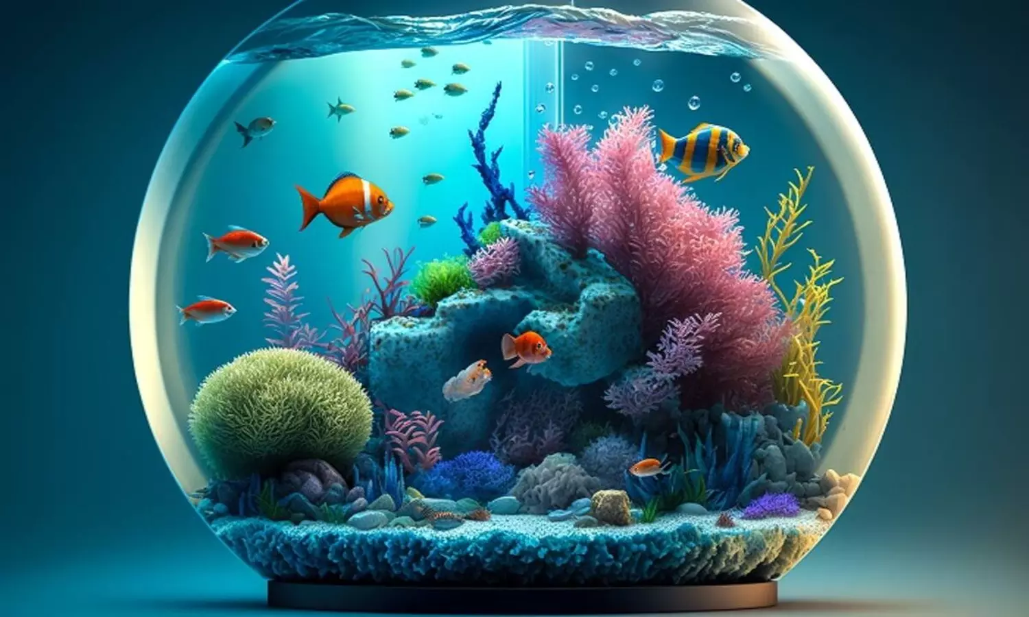How to keep fish aquarium in home for money