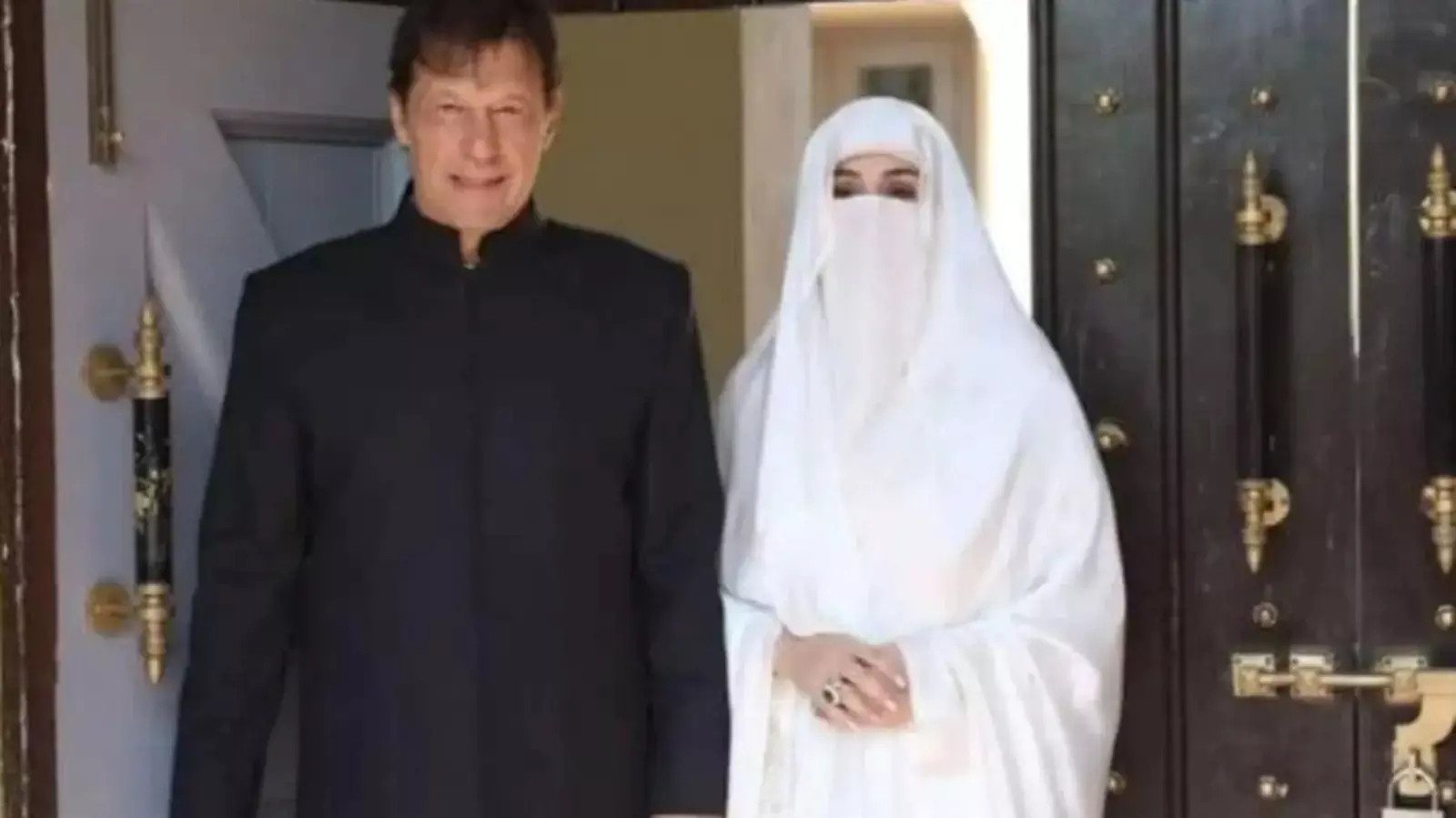 Pak Former PM Imran Khan with Bushra Bibi