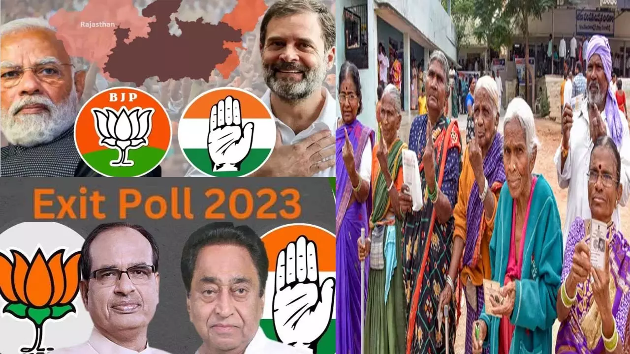 Exit Poll 2023: BJP expected to get majority in Madhya Pradesh, Rajasthan, close contest in Chhattisgarh