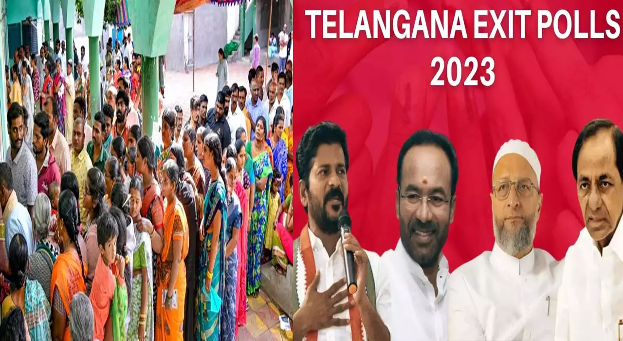 Telangana Exit Poll 2023: KCR may face a big blow in Telangana, Congress may form government