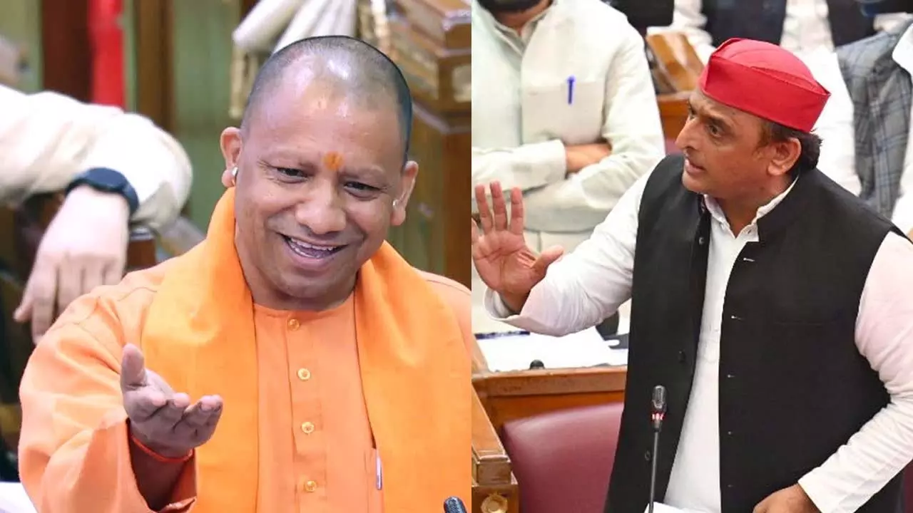 Yogi vs Akhilesh on the last day of the session, CM gave a sharp reply, reminded of SP rule, said - now the perception towards the state has changed