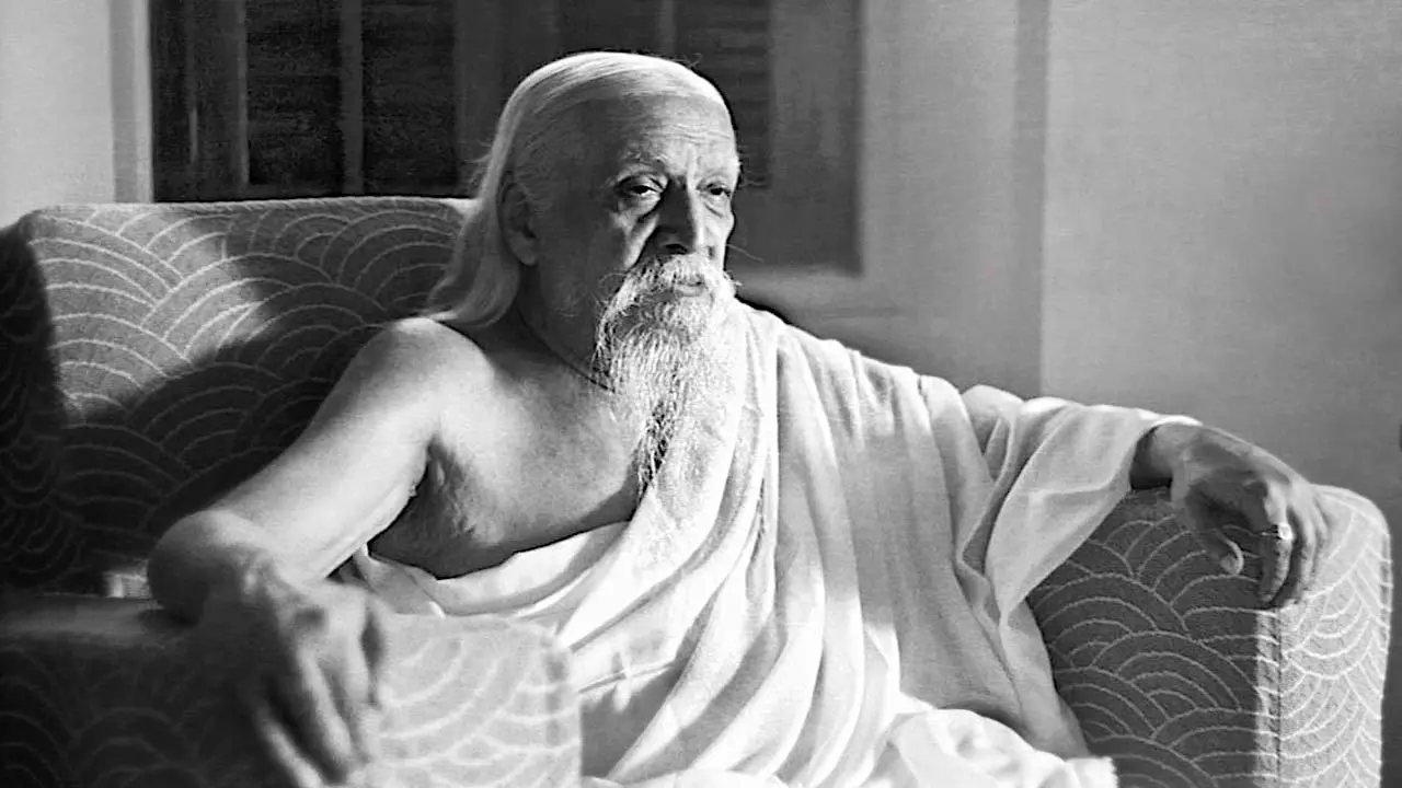 Maharishi Aurobindo and literary creation, where there is a bright white peace
