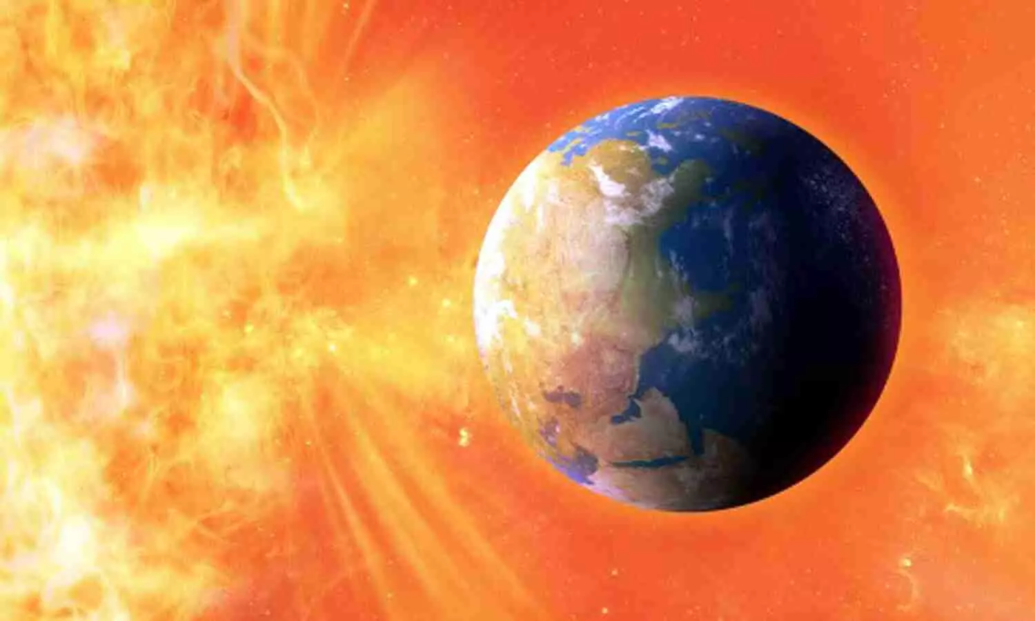 solar storm on Earth