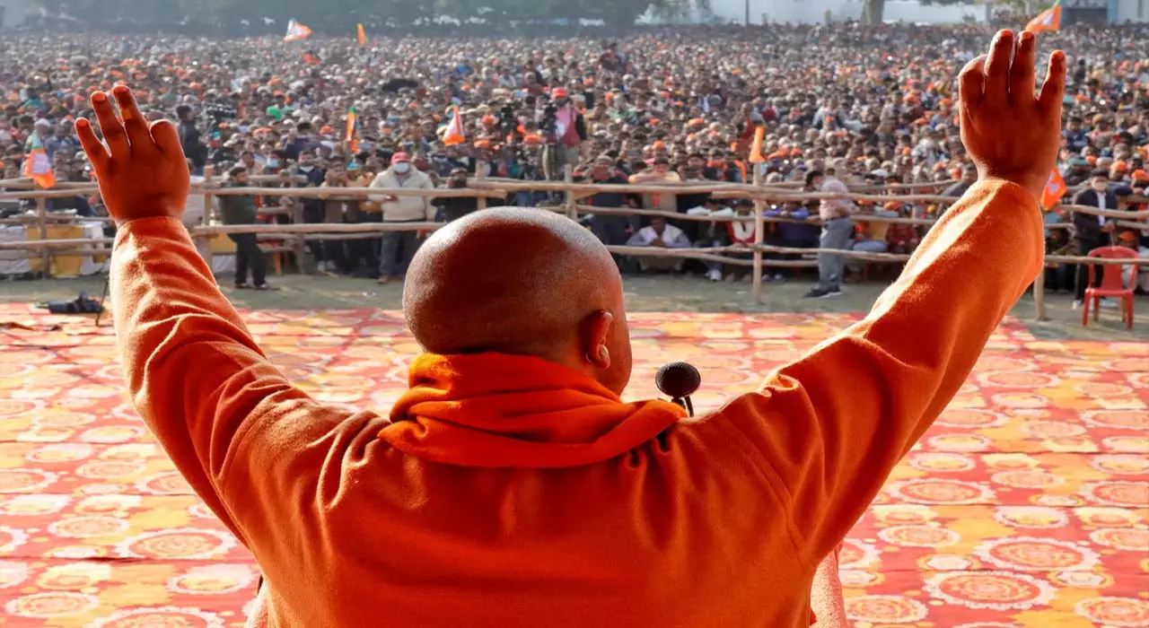 Yogi had campaigned for 92 candidates in four states, know what was the condition here
