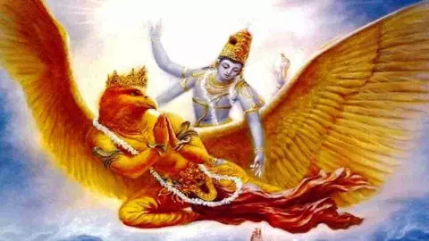 Lord Vishnu vahan Garuda dev Lord Vishnu vahan Garuda dev