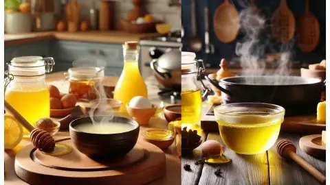 Ghee with Warm Water Ghee with Warm Water