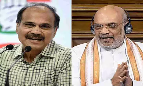 Amit Shah and Adhir Ranjan