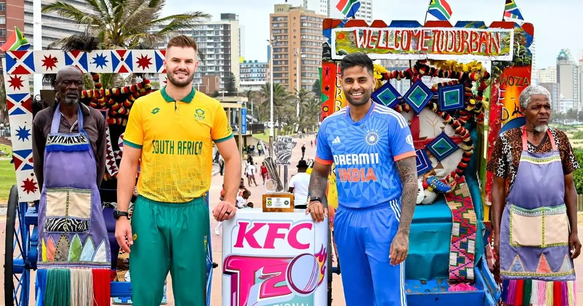 IND vs SA T20I Series Trophy Unveiled Record (Pic Credit-Social Media)