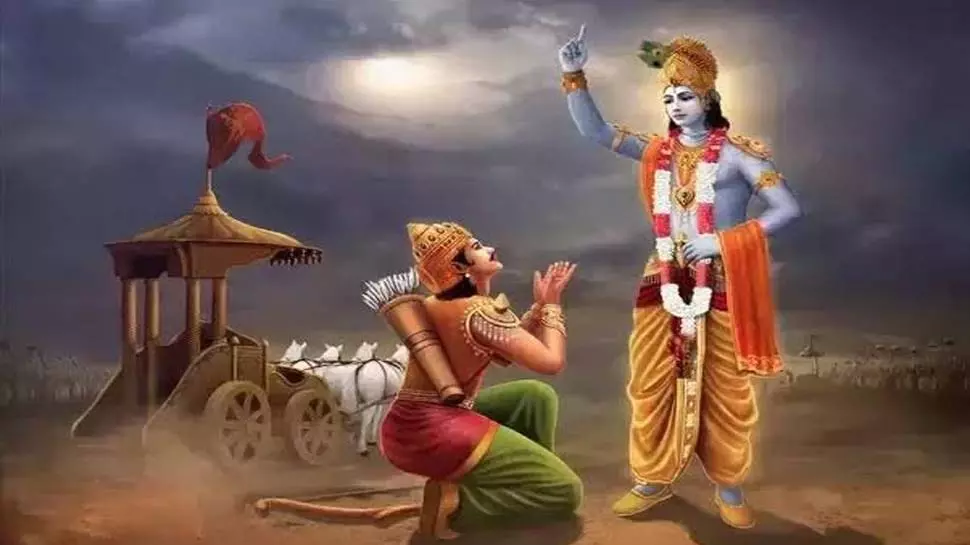 Lord Shri Krishna said - O Partha... I want to take you out of this darkness of ignorance, look at this creation