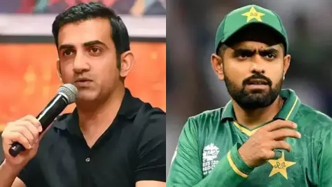 Gautam Gambhir on Babar Azam (Pic Credit-Social Media) Gautam Gambhir on Babar Azam (Pic Credit-Social Media)