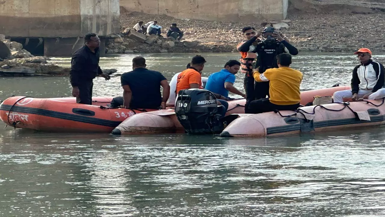 Bodies of teenager and youth drowned in Renuka river recovered, PAC-SDRF along with divers conducted 72-hour rescue operation