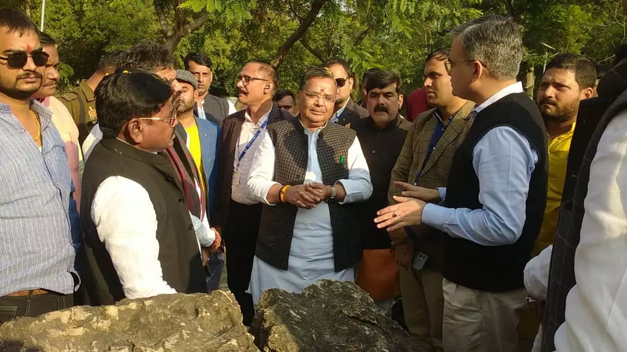 UP government will make Sonbhadra a hub of eco-tourism, team of ministers arrived on a two-day visit, possibilities of cruise will also be explored