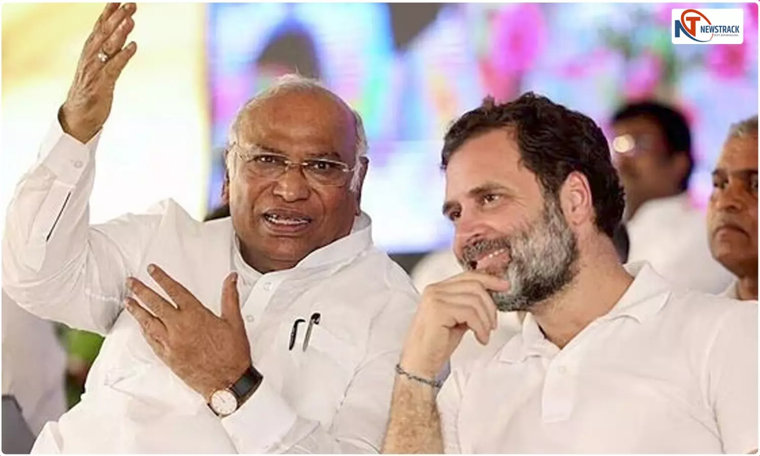 Rahul Gandhi and Mallikarjun Kharge