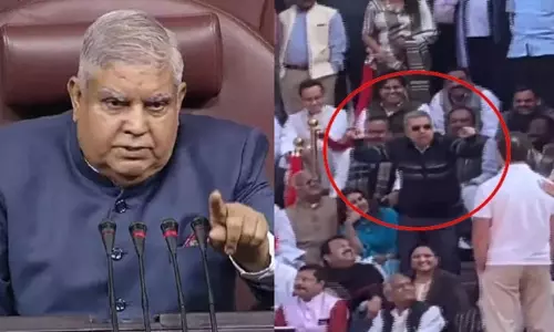 Opposition MP made fun of Rajya Sabha Chairman in front of Rahul Gandhi, Dhankhar said - this is an insult to the House
