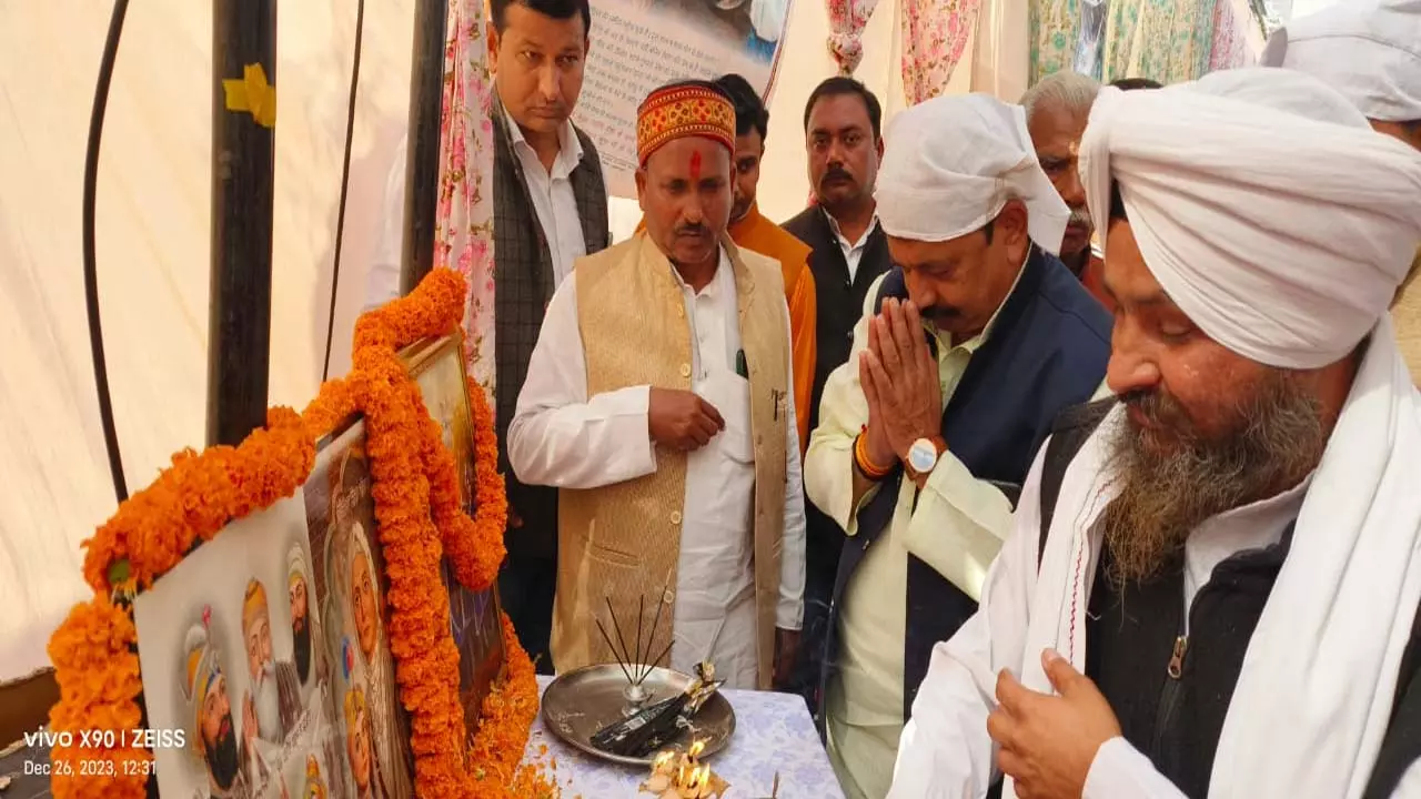 MP Vijay Dubey said, even after thousands of years of slavery, it was only because of the brave martyrs that the culture and tradition of the country was not affected