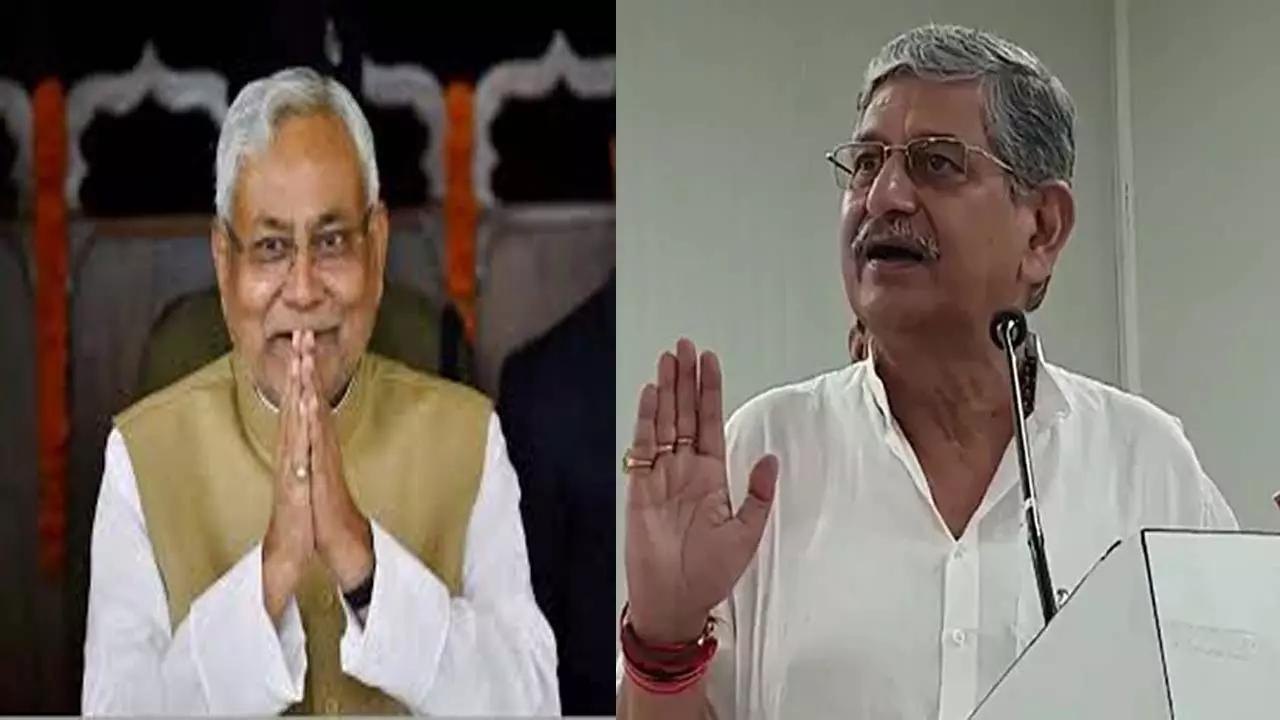 Nitish reached Delhi amid discussions about Lalans resignation, has not opened his cards yet, JDU President claimed unity in the party