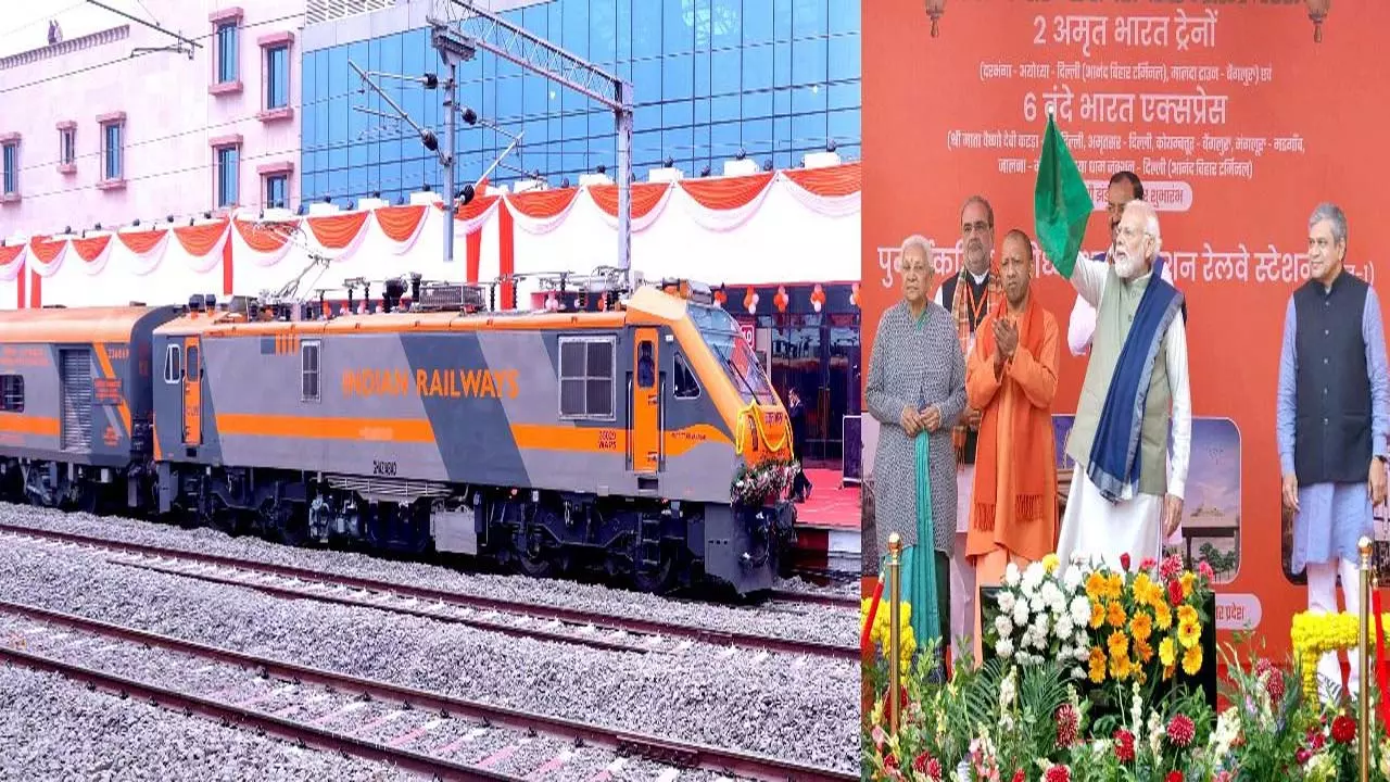 Two trains connecting Delhi and Ayodhya are Amrit Bharat Express and the other Vande Bharat Express