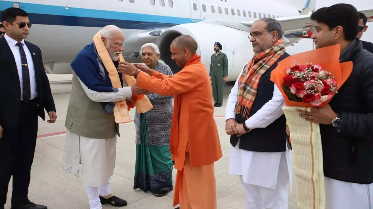 CM Yogi said- The grandeur with which PM was welcomed, shows the new Ayodhya of new India