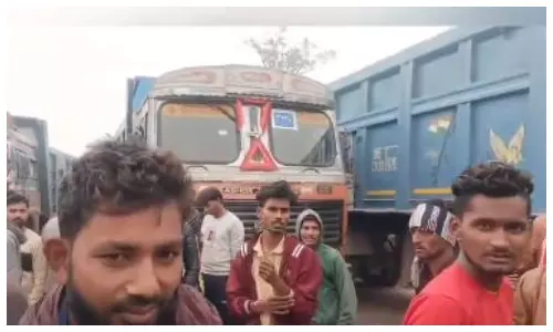 Truck Drivers Strike