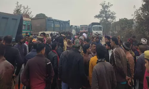 Truck Drivers Strike