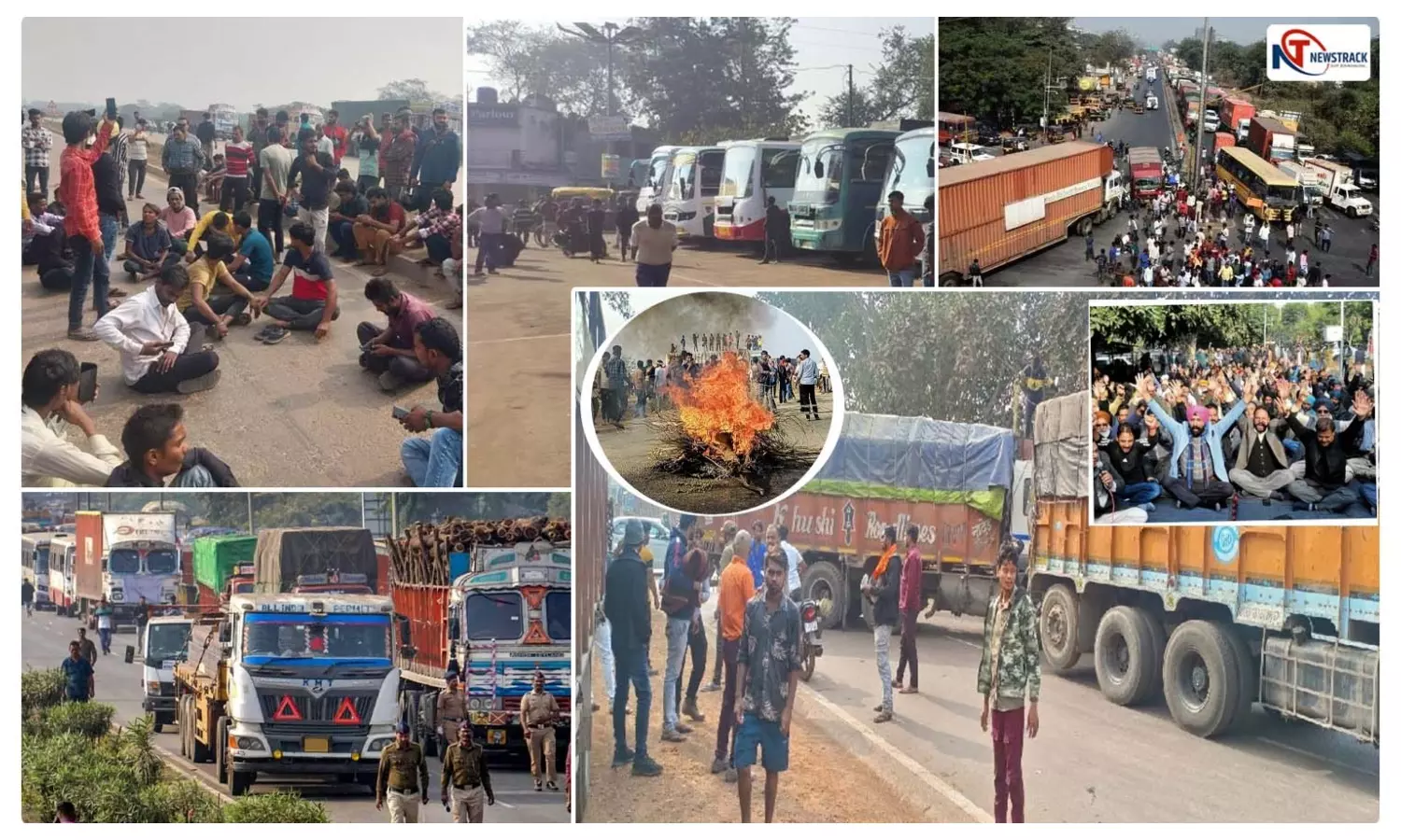 Truck Drivers Protest