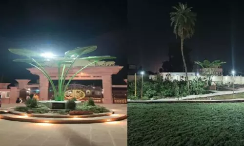 Shri Ram Nagri: Solar trees planted in 34 parks giving milky light, Yogi government doing makeover of Ayodhya