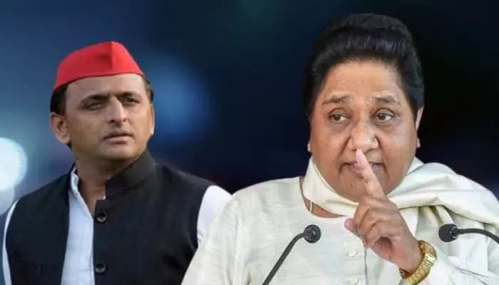 Mayawati and Akhilesh Yadav (Photo:Social Media)