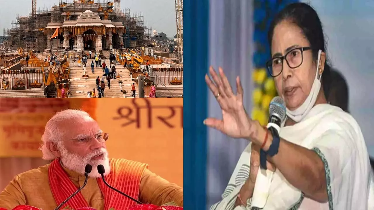 Chief Minister Mamata Banerjee said, BJP is doing a drama show through the consecration ceremony of Ram Temple