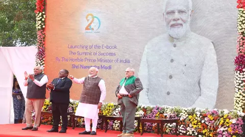 PM Modi inaugurates Global Trade Show, will open doors to immense business possibilities PM Modi inaugurates Global Trade Show, will open doors to immense business possibilities