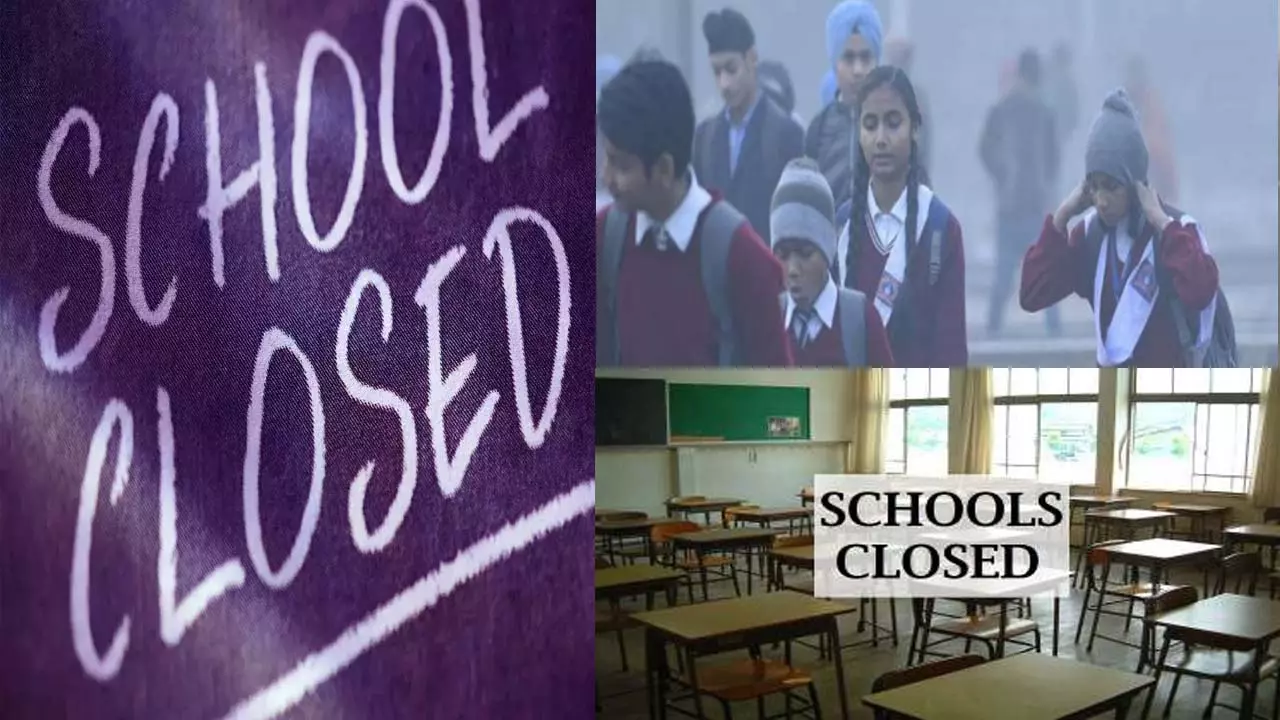 Cold wave wreaks havoc, holidays extended in schools, schools up to 8th will now remain closed till 13
