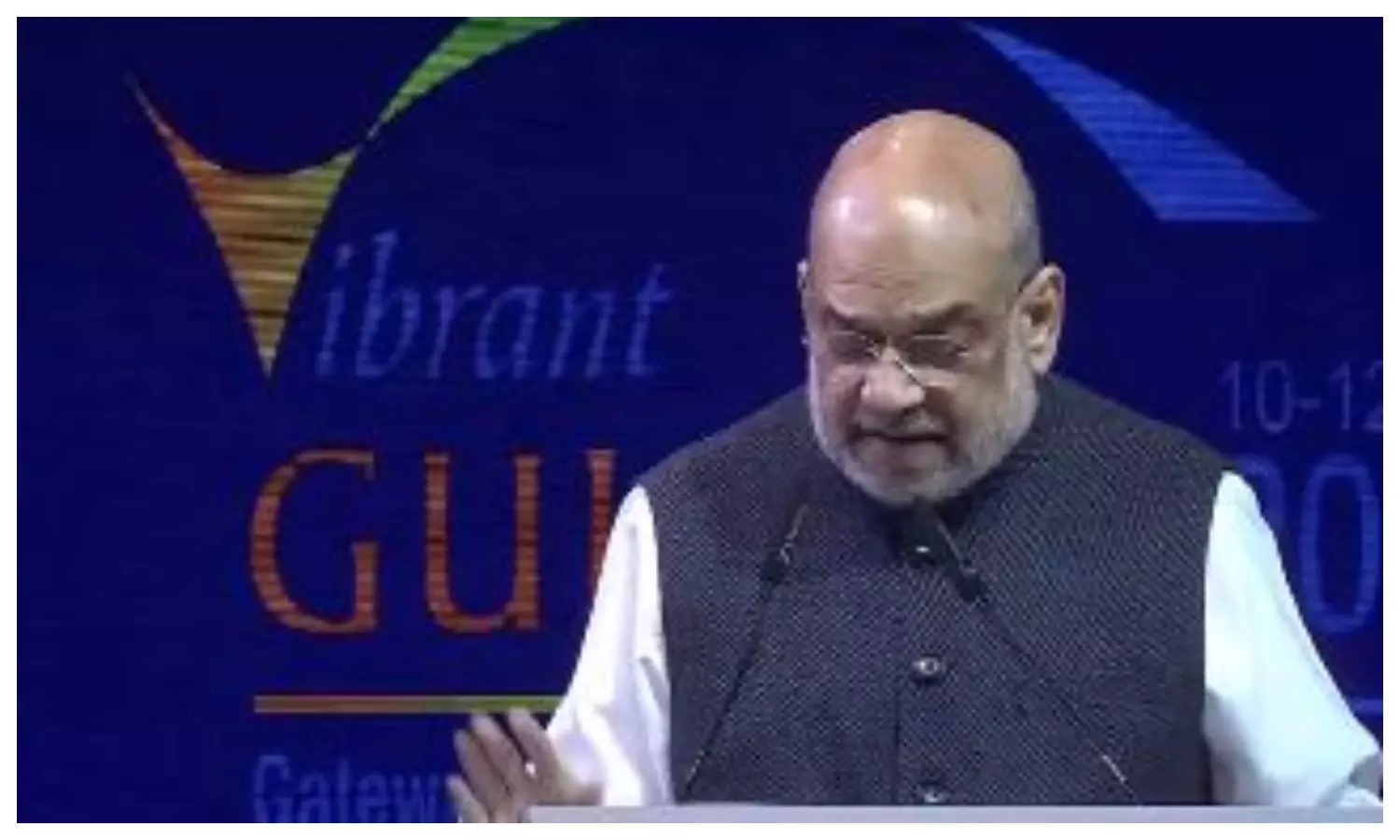 Amit Shah in Vibrant Gujarat Summit