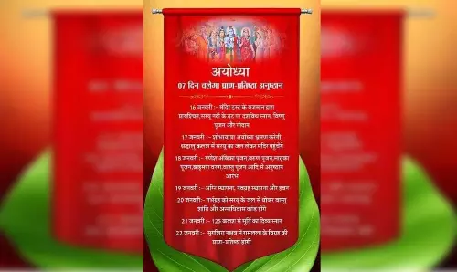 Ram Temple-Pran Pratishtha ritual will continue for seven days, know what will happen on which day