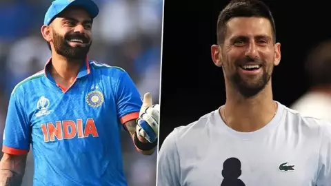 Novak Djokovic Virat Kohli