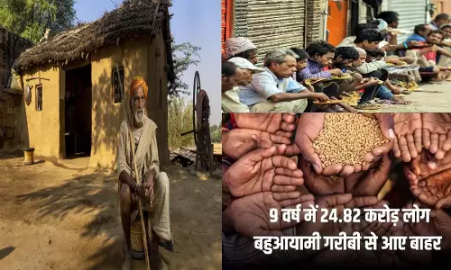24.82 crore Indians came out of poverty during the last 9 years