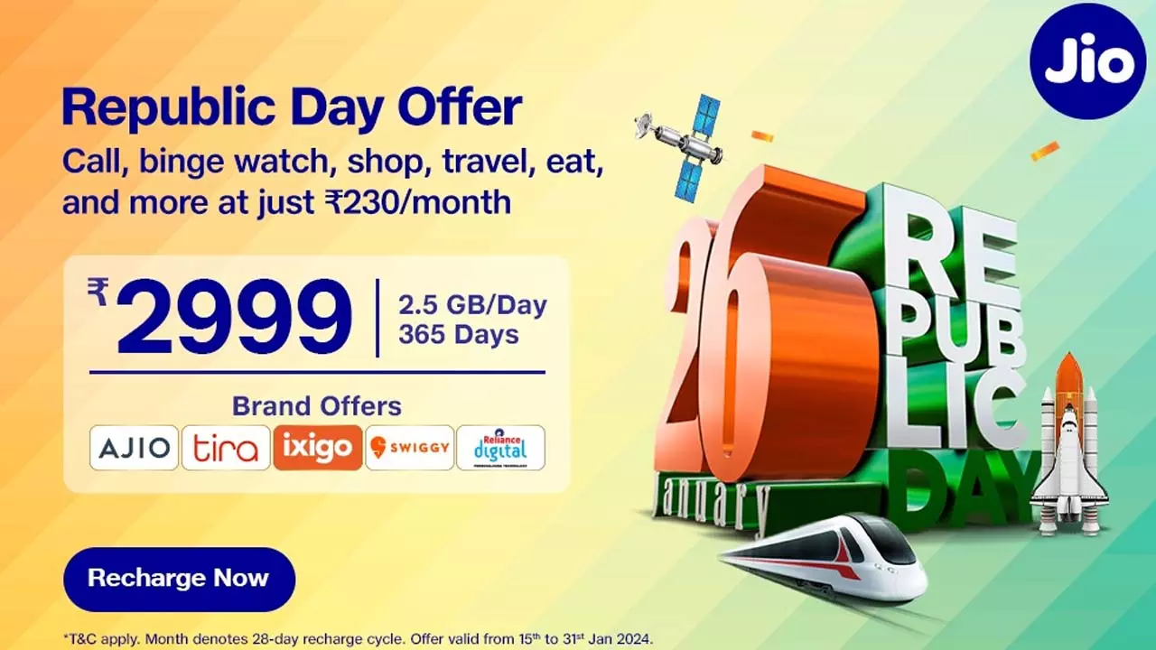 Reliance Jios Republic Day offer