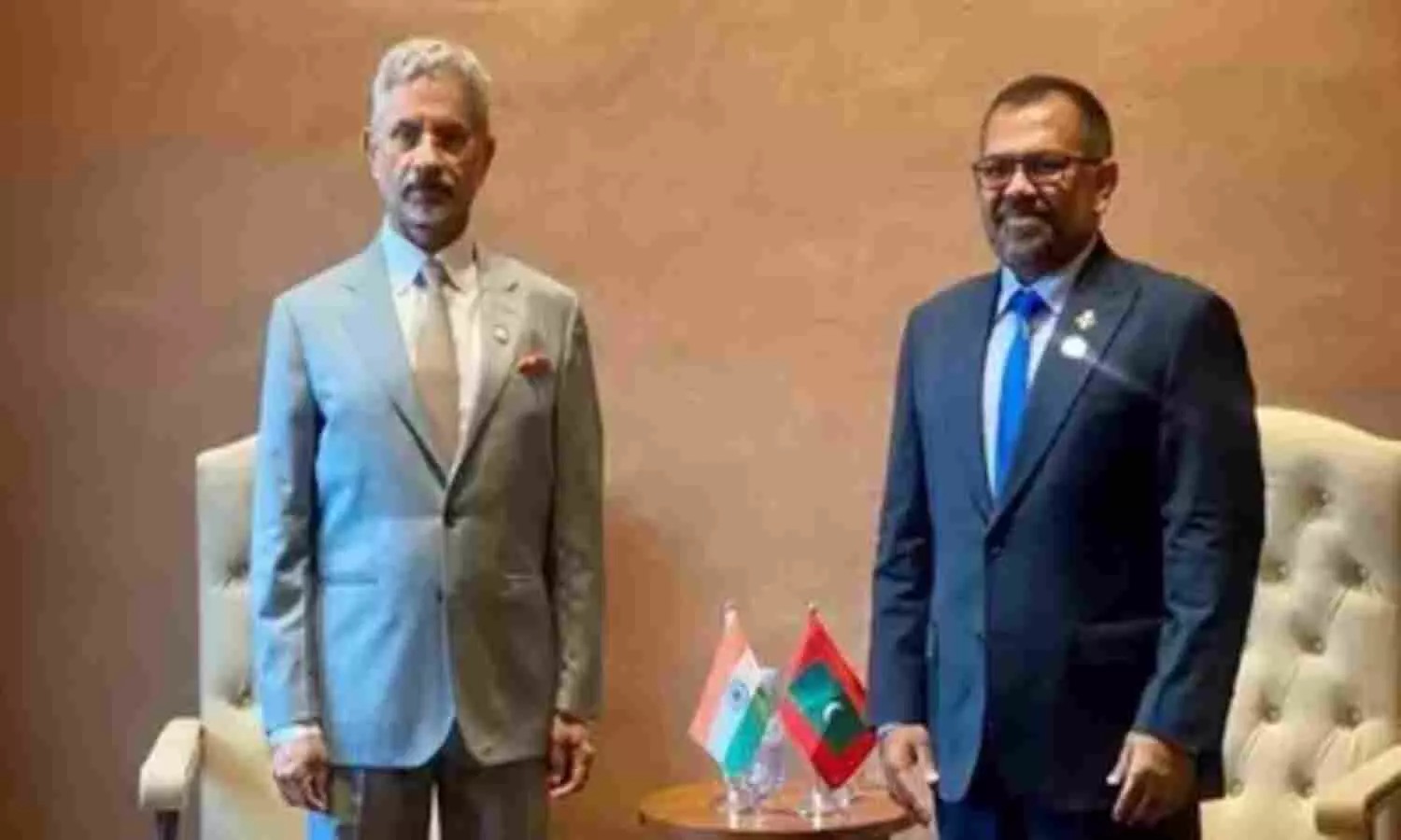S Jaishankar met maldives Foreign Minister moosa zameer