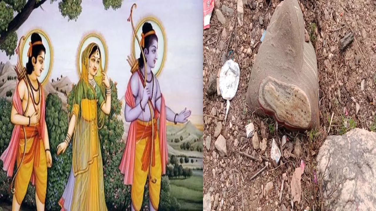 Memories of exile of Mother Sita and Lord Ram are associated with Sonbhadra, at some places footprints and at some places stones are seen narrating the story of Shri Ram