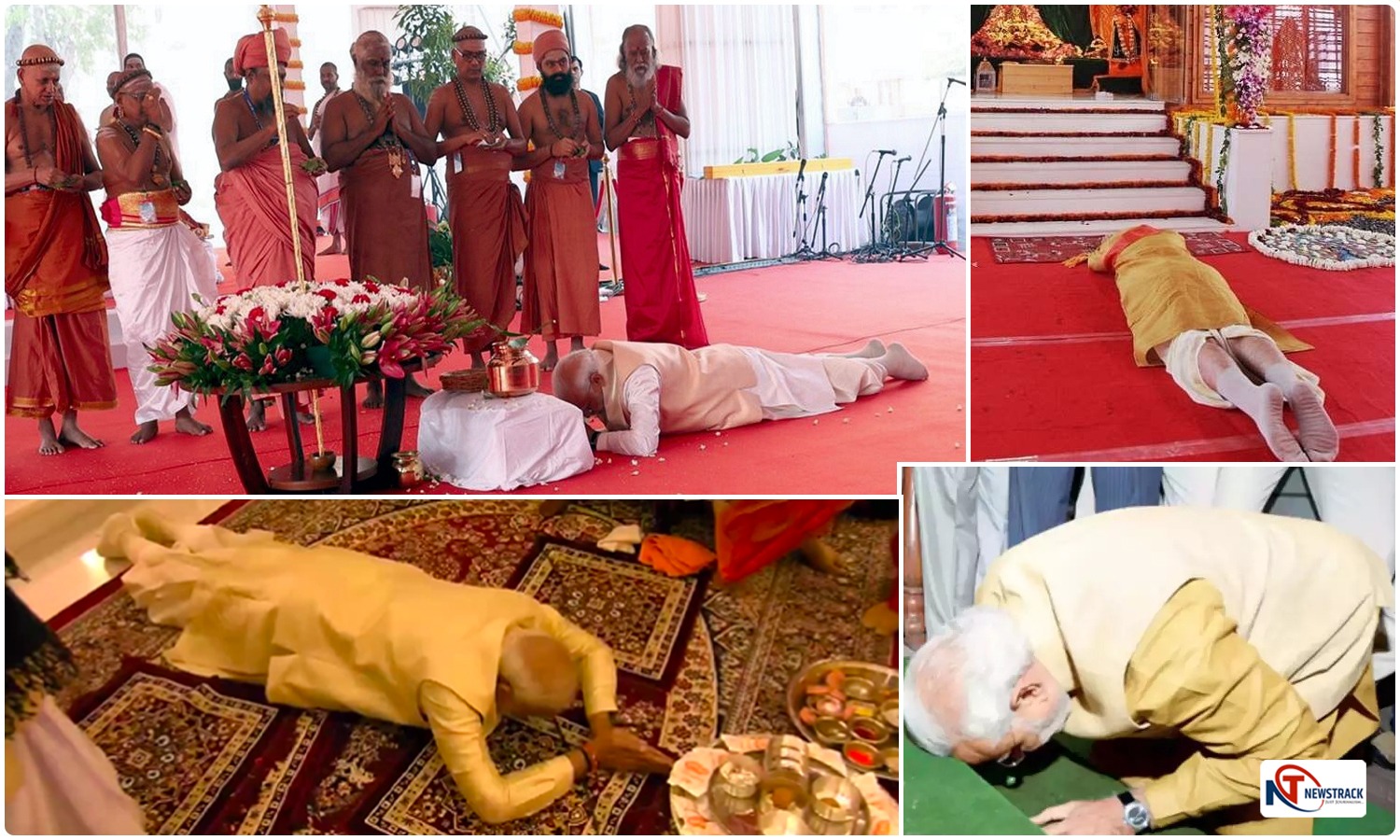 PM Modi prostrated Moment , 2014 Lok Sabha elections , new parliament house ,  Ramlala Pran Pratistha , PM Modi Performs Rituals, Ayodhya Temple , PM Modi news, PM Modi latest news , PM Modi in ayodhya