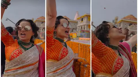 Kangana Ranaut Video From Ram Mandir