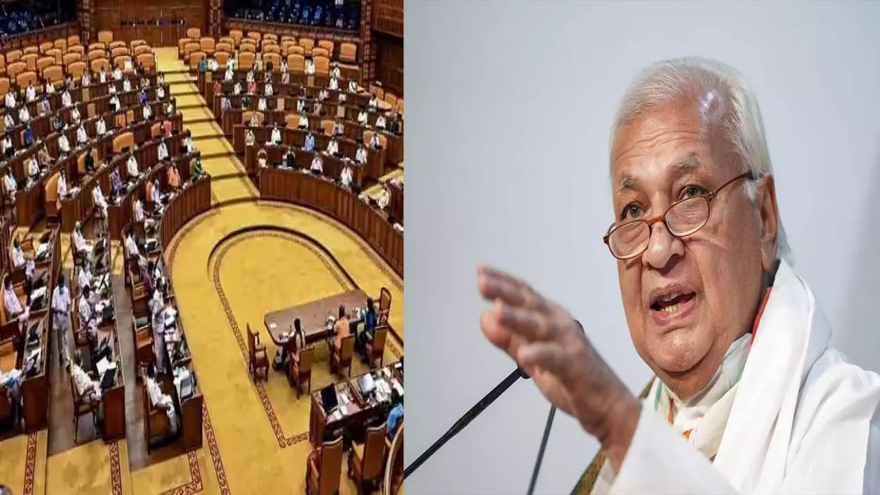 Kerala budget session: Governor made the record of shortest speech