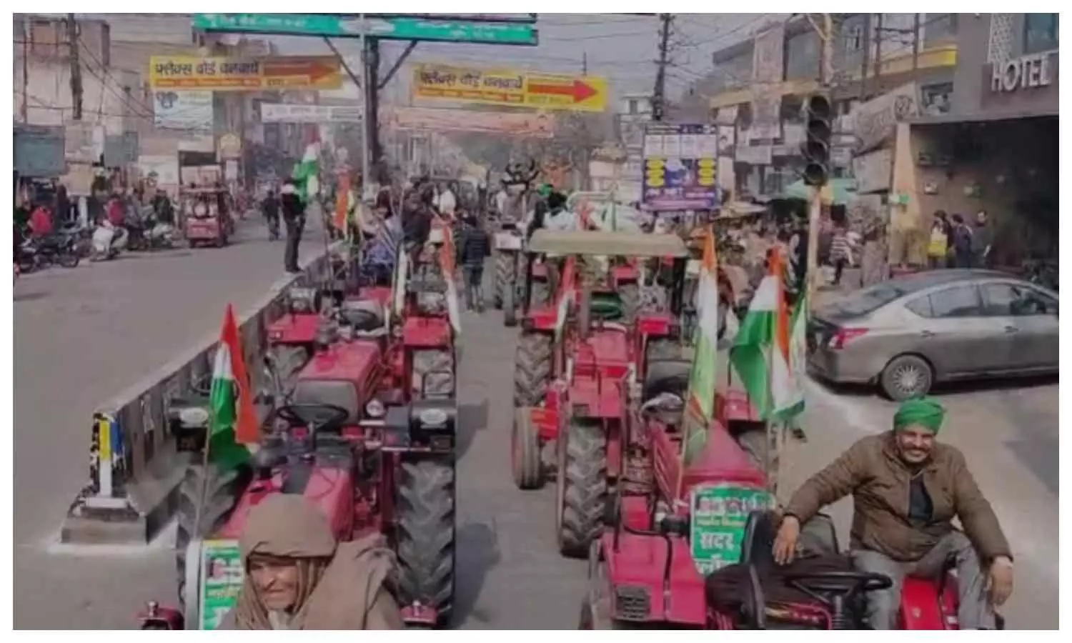 Tractor March In Muzaffarnagar