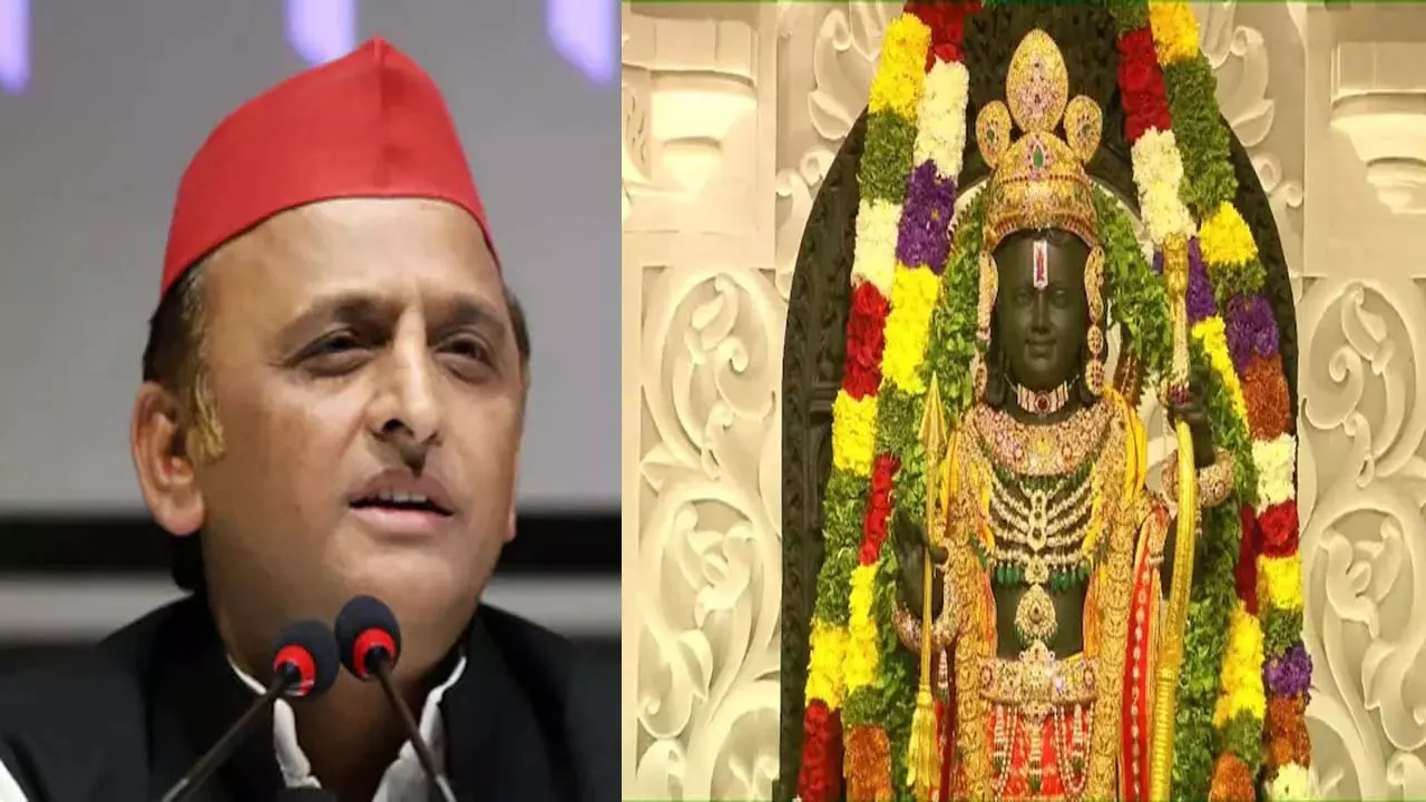 Akhileshs big statement regarding Ram temple, said - I will also go to Ayodhya after taking time out from some Pandit, because.