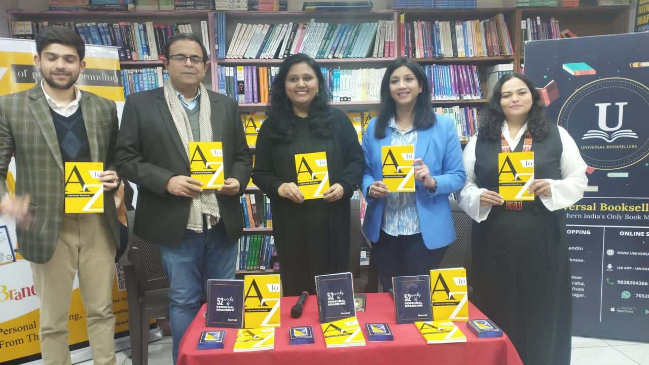 A transformative book A to Z of Personal Branding by author Nandita Pandey launched in Lucknow