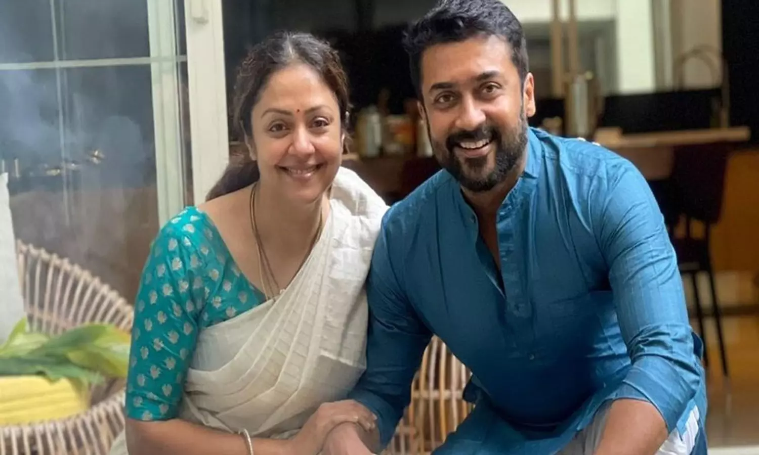 Jyotika With Husband Suriya