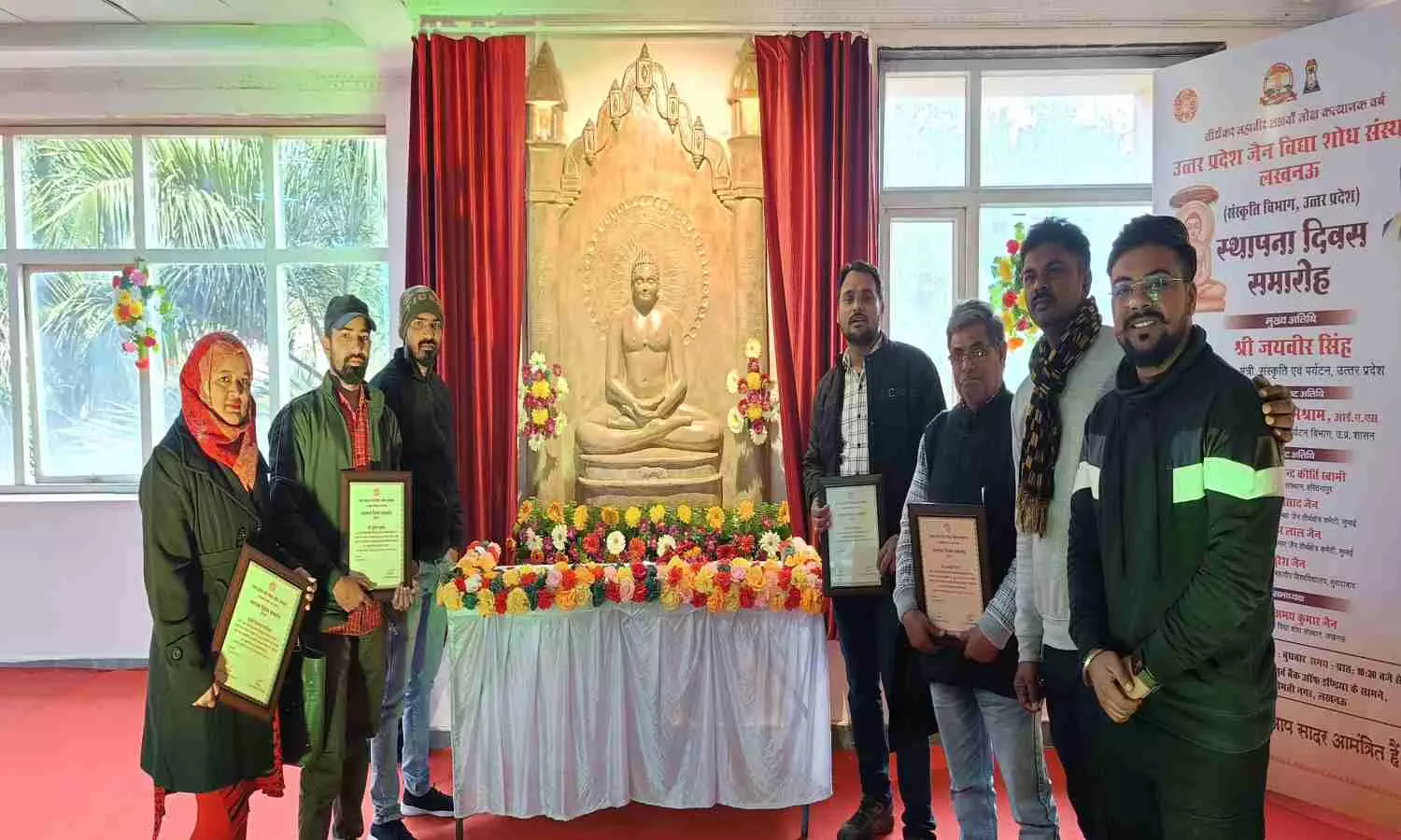 LU Teacher made Mahavir Jain statue