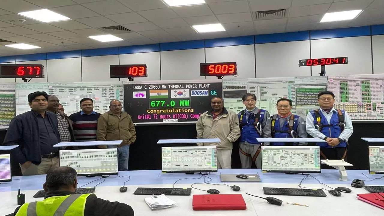 UPs power generation capacity increased by 660 MW, production started at full capacity from the first unit of Obra C