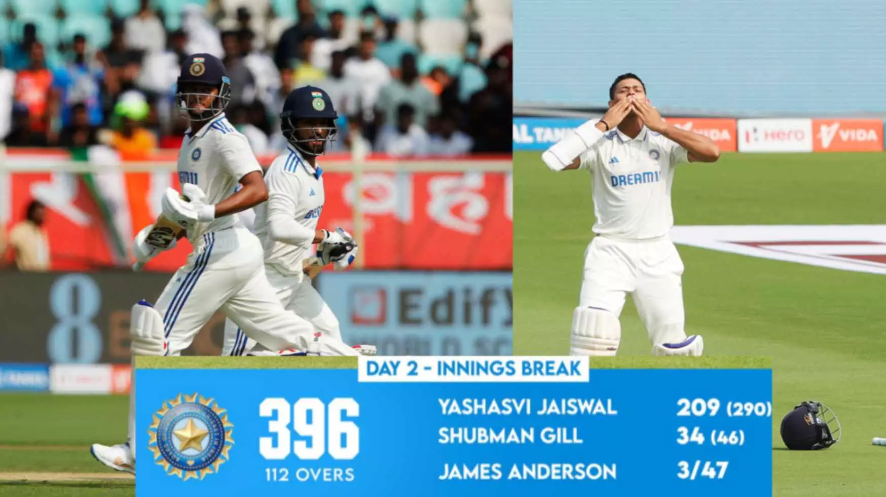 IND vs ENG 2nd Test Match